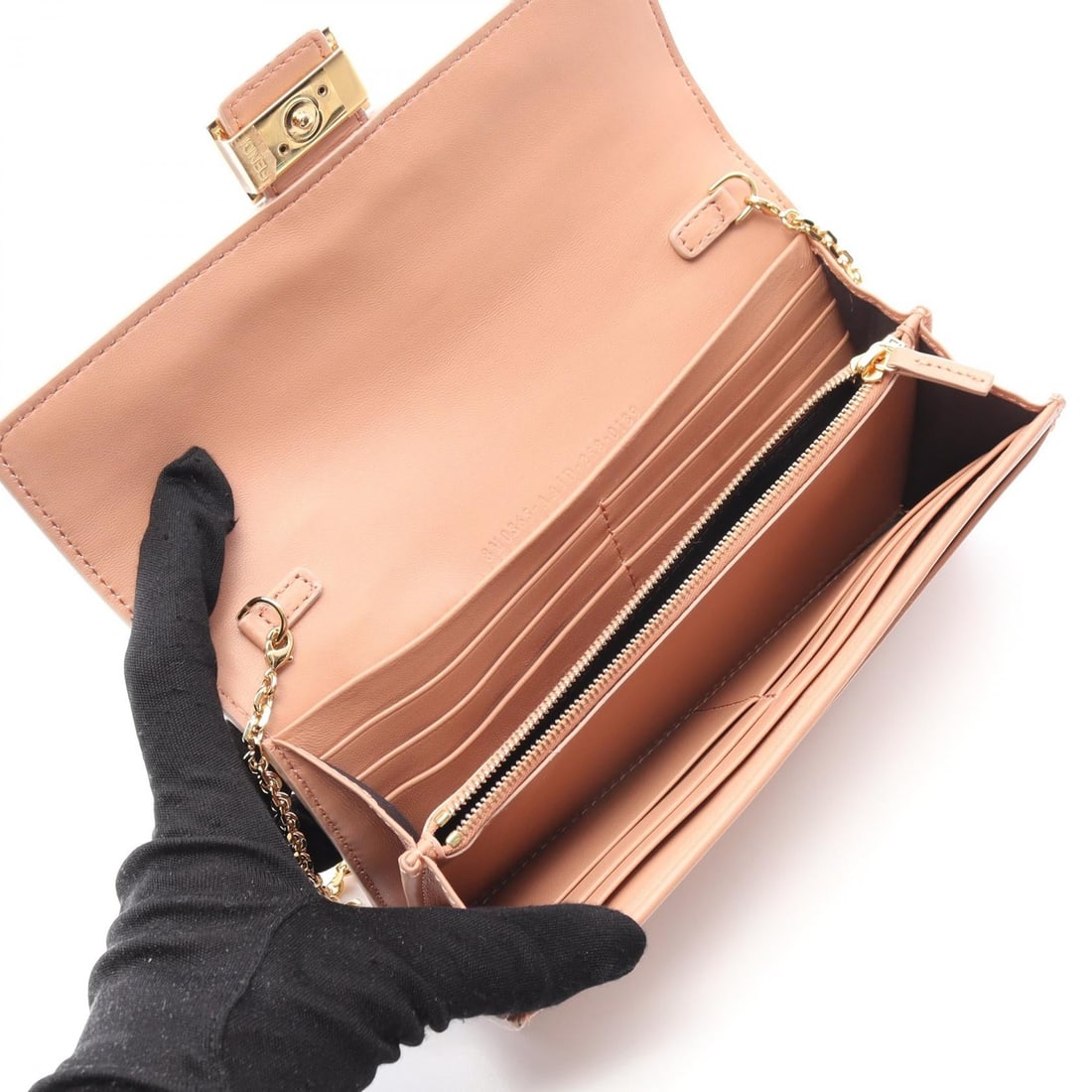 Fendi FF Chain Wallet Pink - 3
