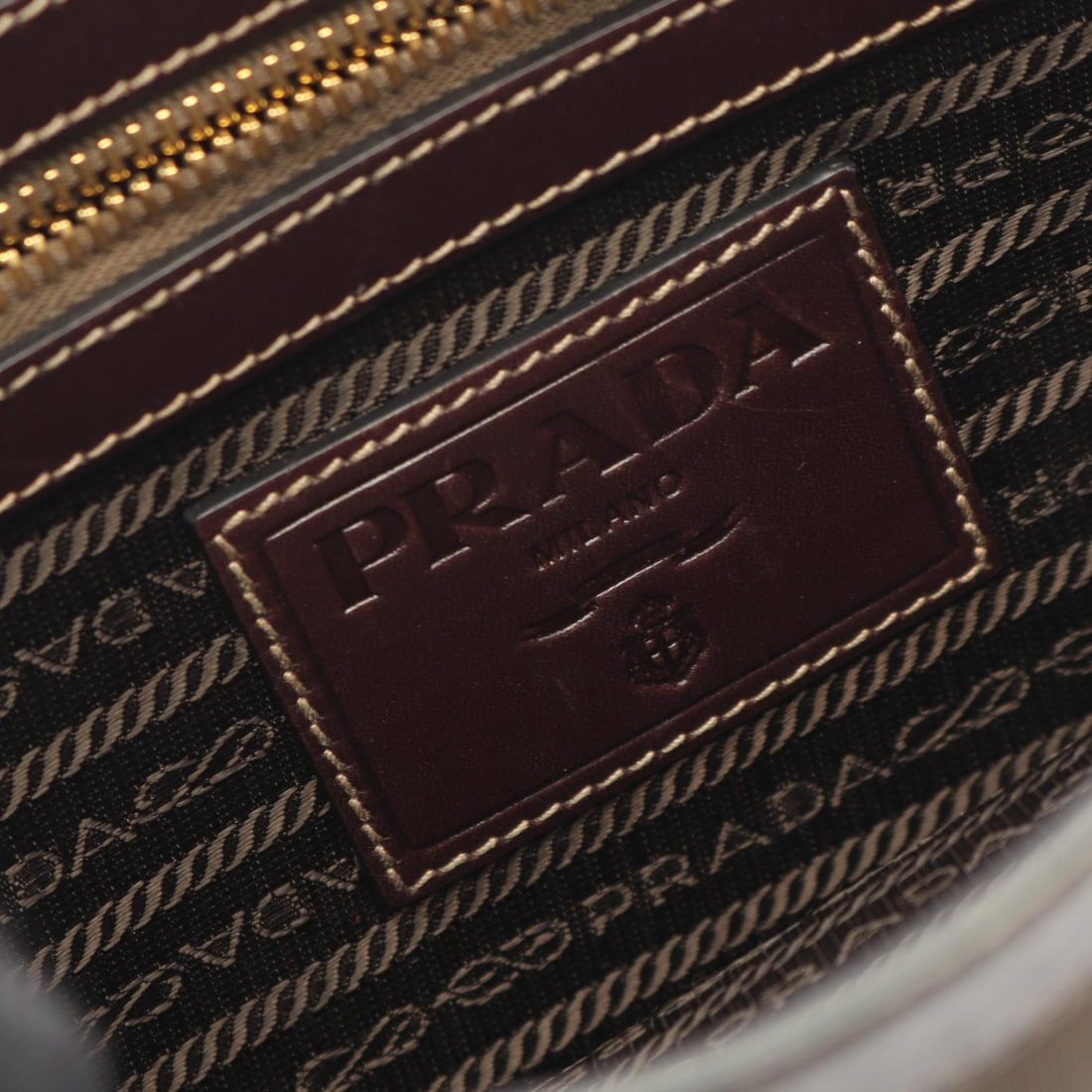 Prada Canvas Crossbody Brown - 4