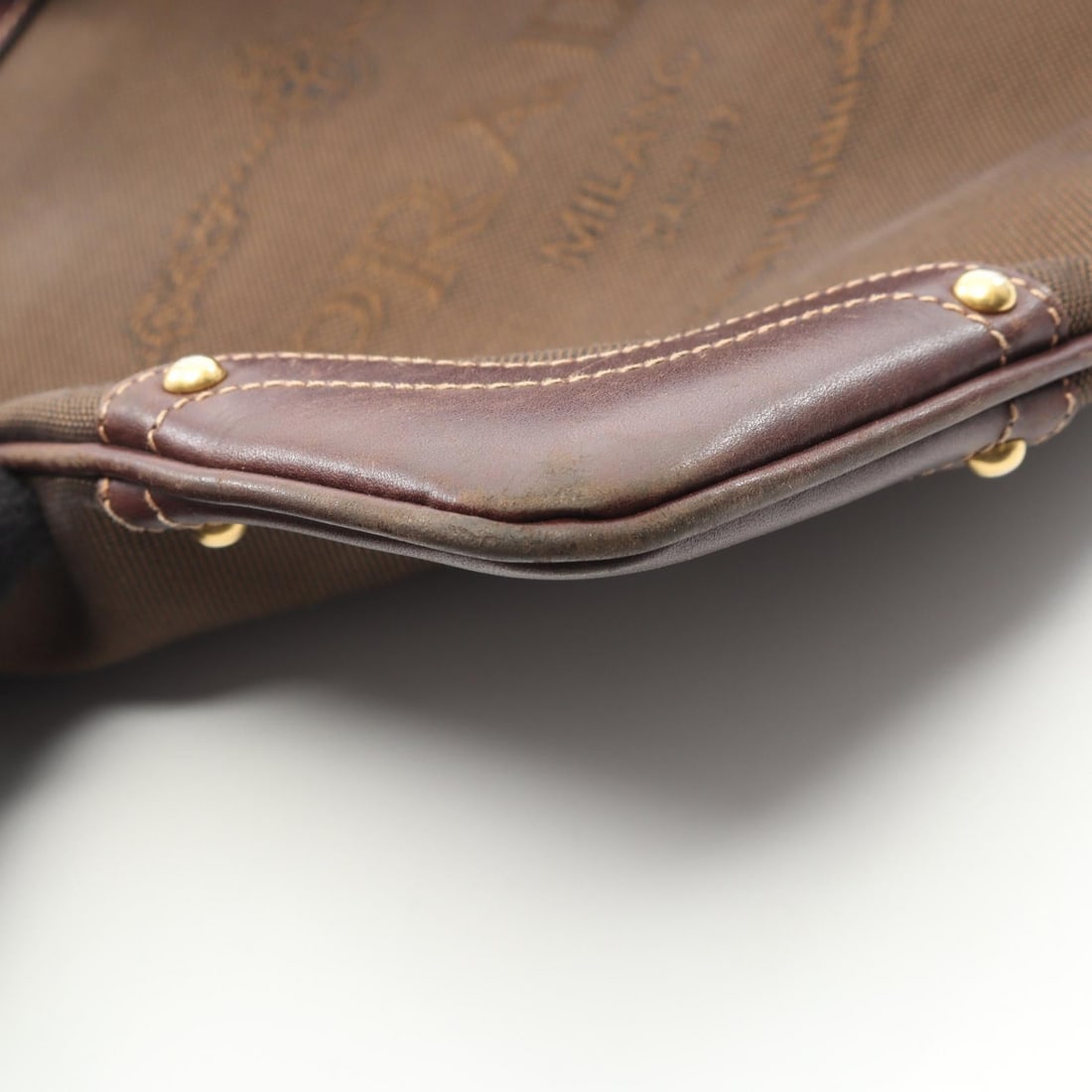Prada Canvas Crossbody Brown - 6