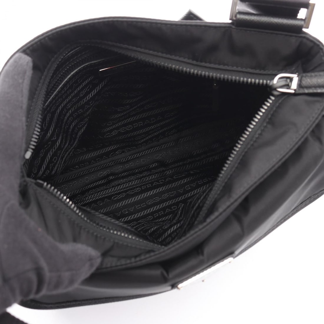 Prada Re-Nylon Crossbody Black - 3