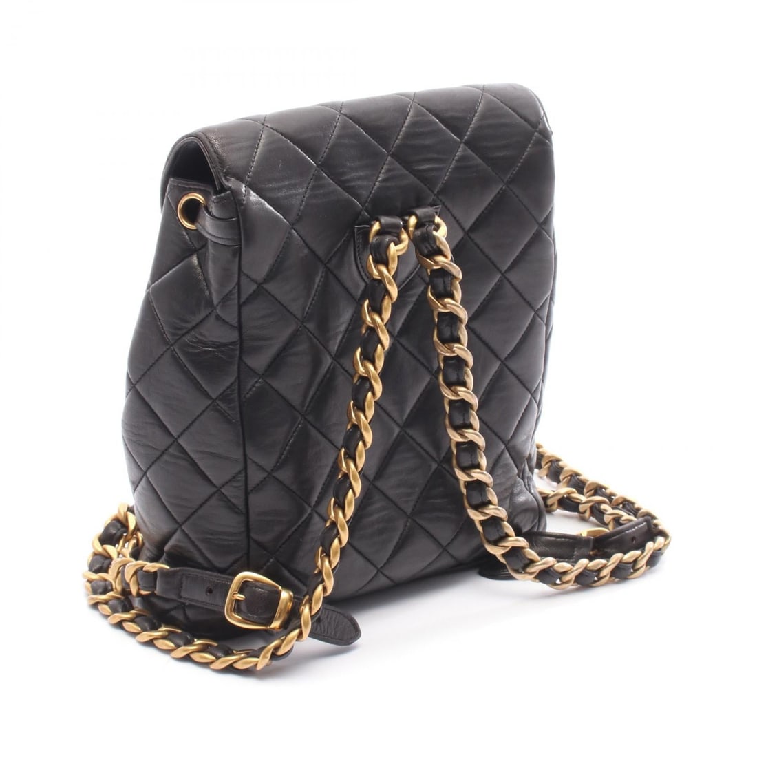 Chanel GHW Chain Backpack Black - 2
