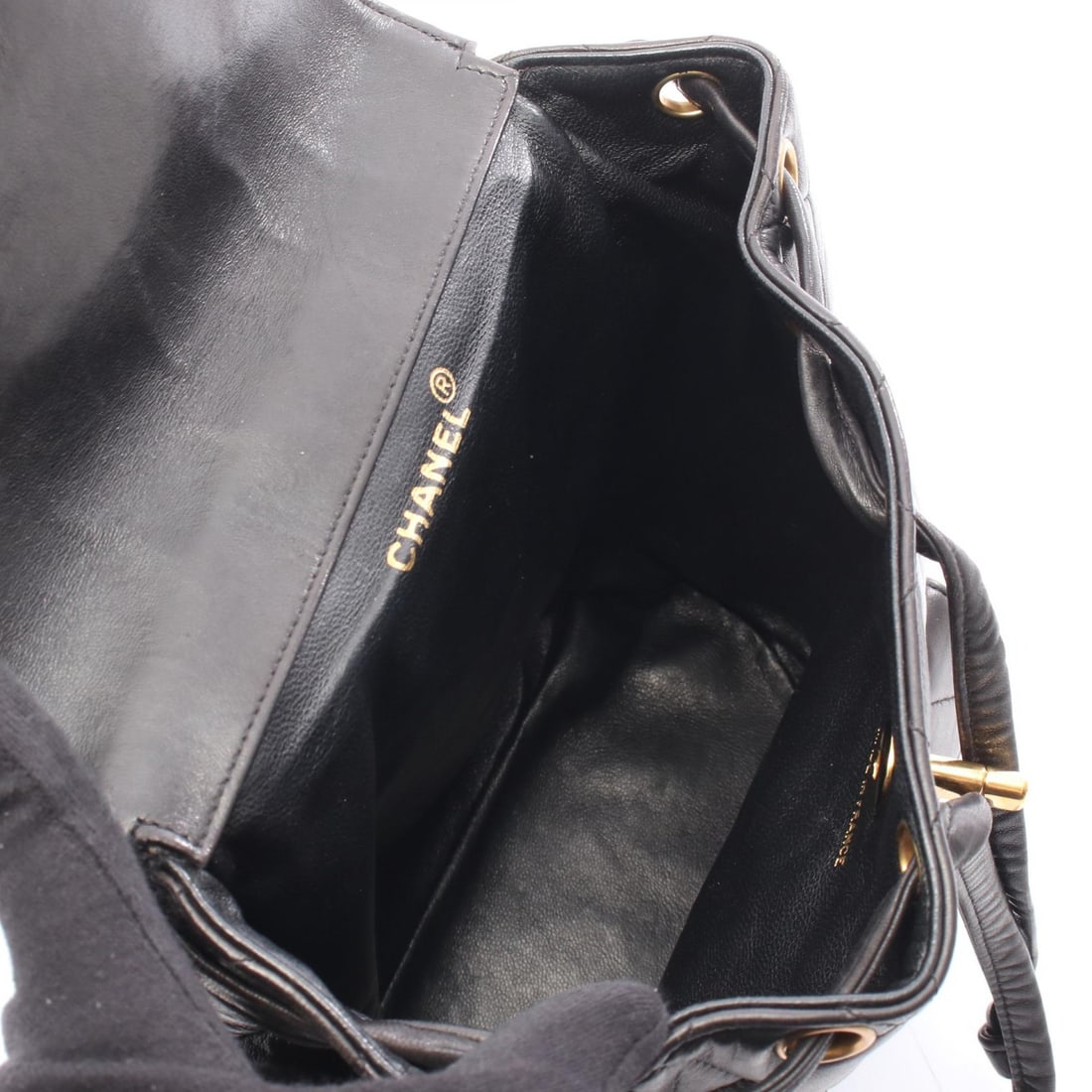 Chanel GHW Chain Backpack Black - 3