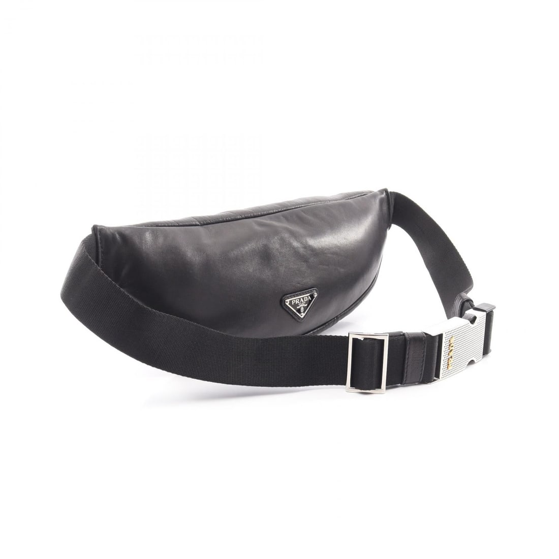 Prada Triangle Waist Bag Black - 2