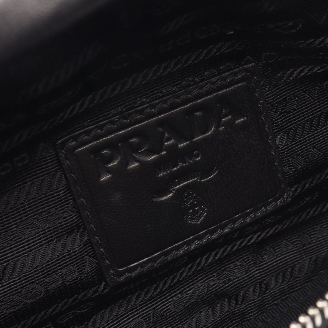 Prada Triangle Waist Bag Black - 4