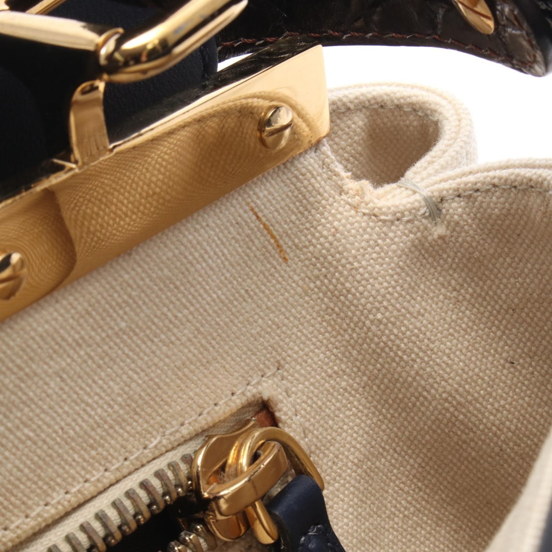 Fendi Peekaboo Regular Beige Multi - 5