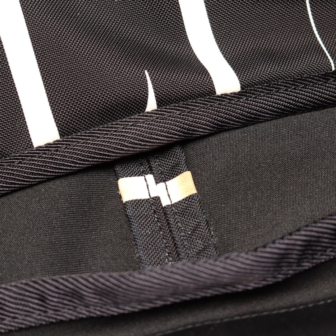 Valentino Logo Backpack Black White - 6