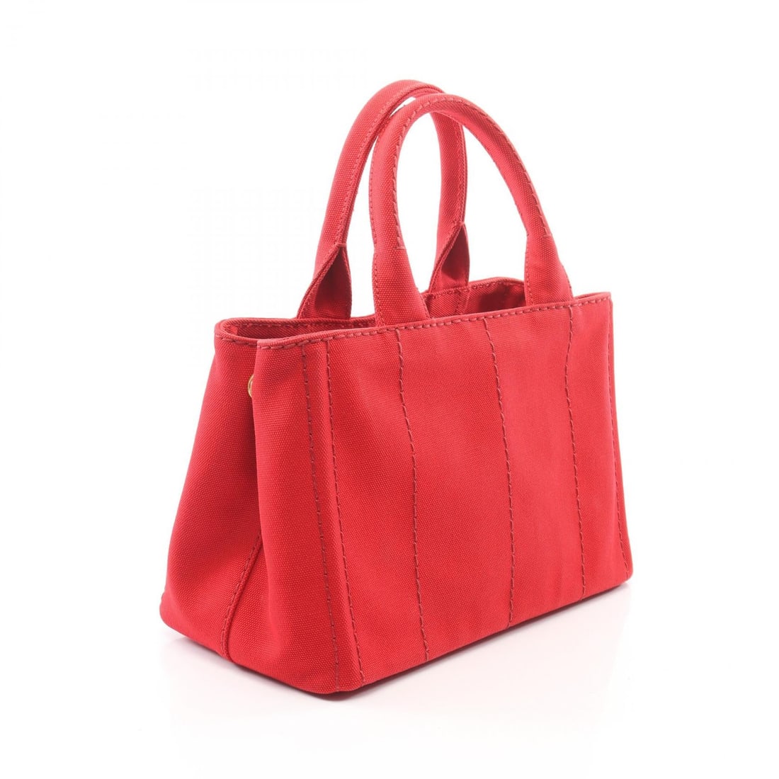 Prada Canapa 2Way Tote Red - 2