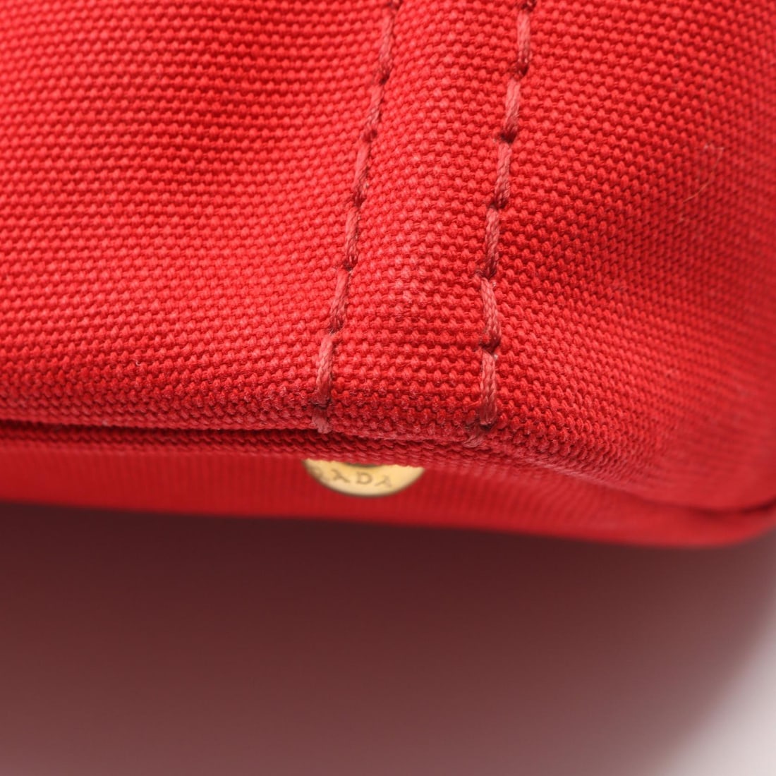Prada Canapa 2Way Tote Red - 6