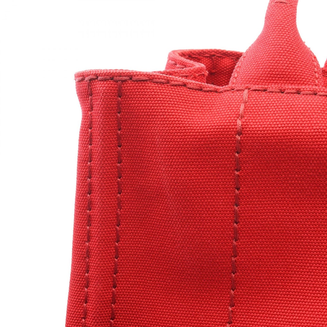 Prada Canapa 2Way Tote Red - 7