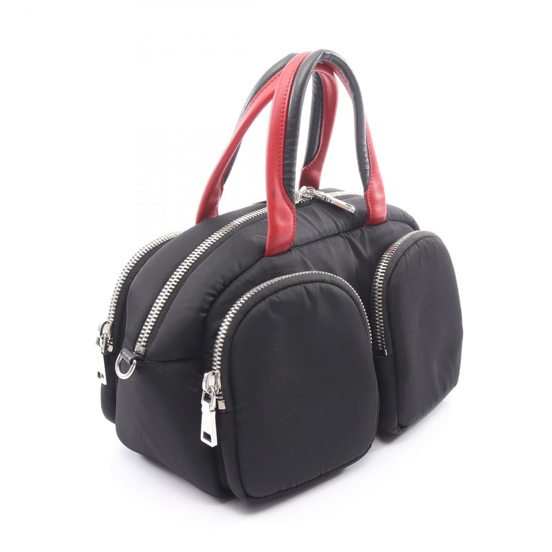Prada Triangle Logo 2Way Black Red - 2