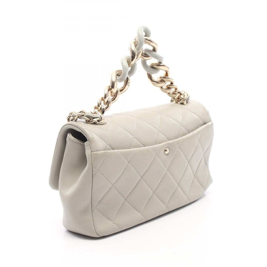 Chanel Large Flap Gray - 2