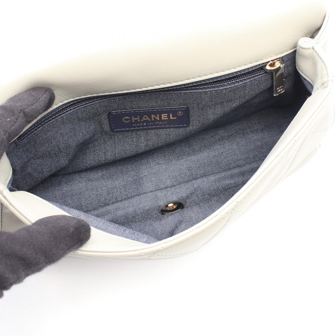Chanel Large Flap Gray - 3