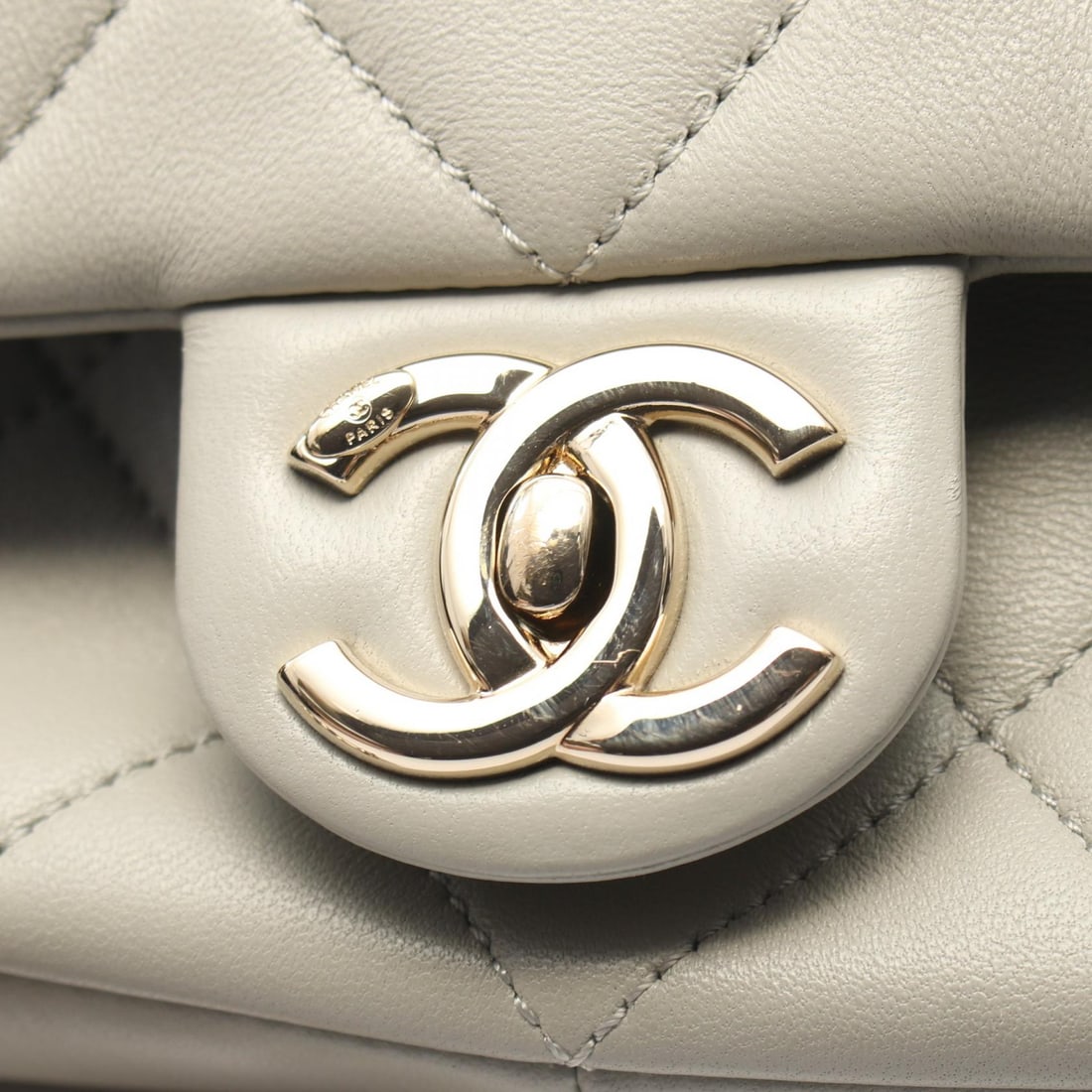 Chanel Large Flap Gray - 9