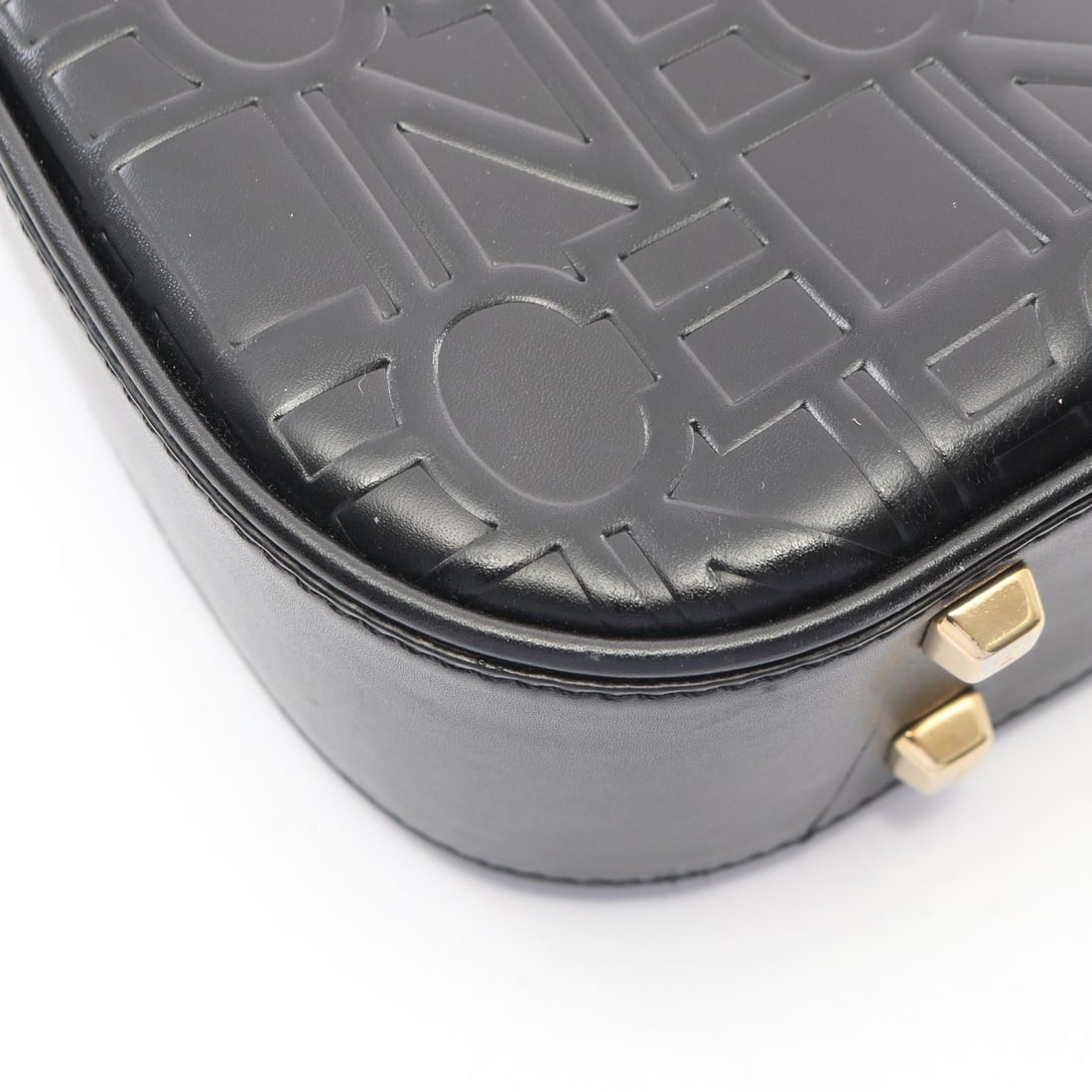 Celine Logo Shoulder Bag Black - 5