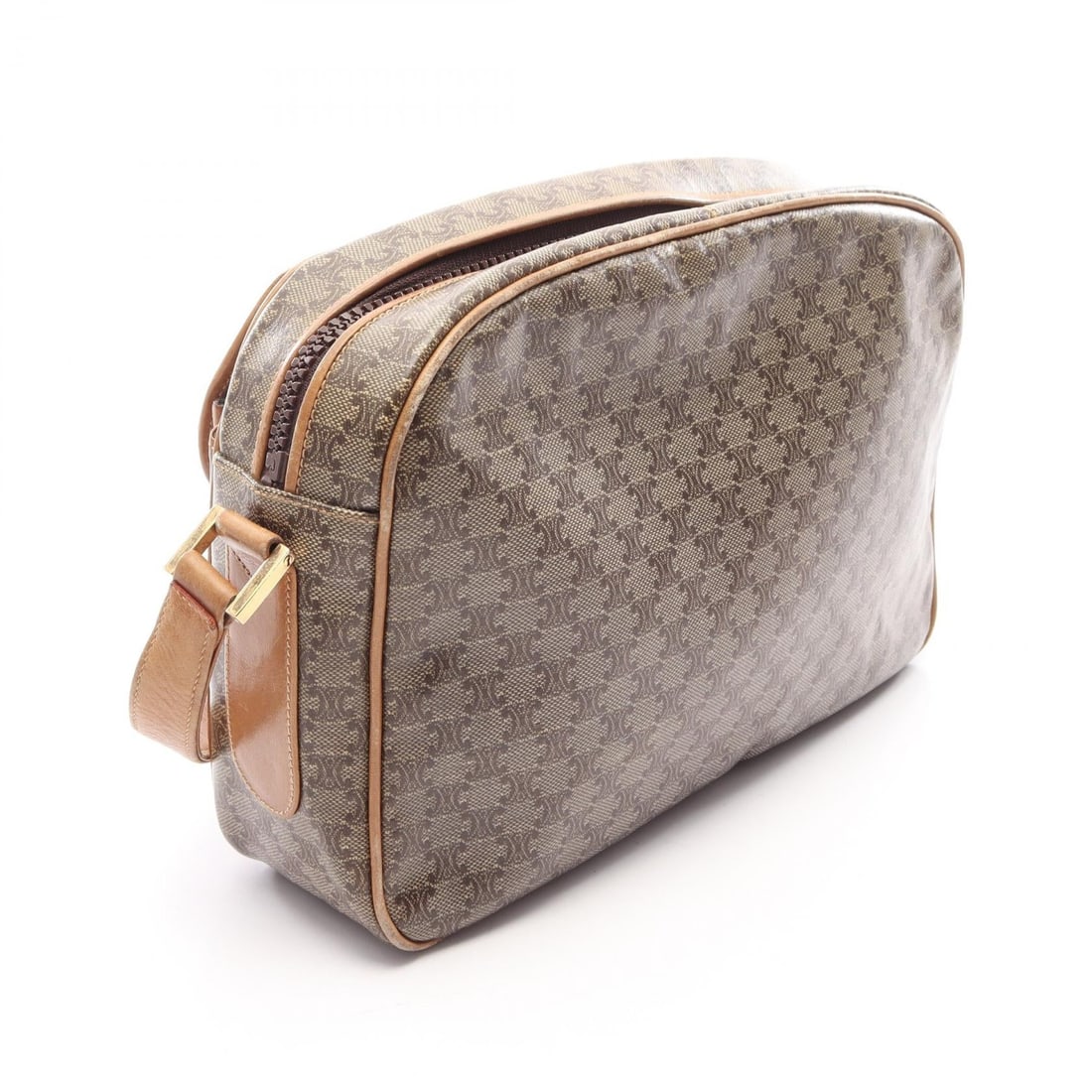 Celine Triomphe Shoulder Bag Brown - 2