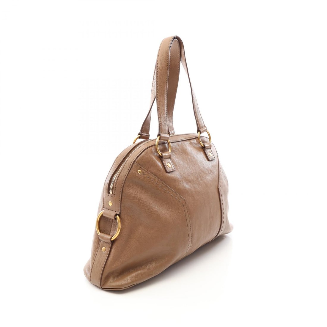 YSL Muse Shoulder Handbag Brown - 2