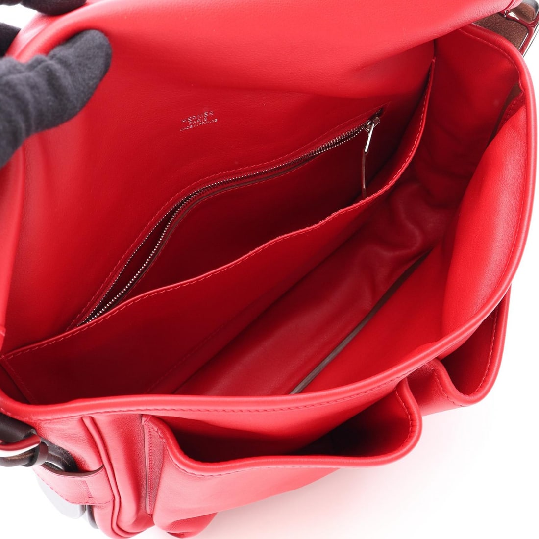 Hermès Barda 30 Rouge Casaque - 3
