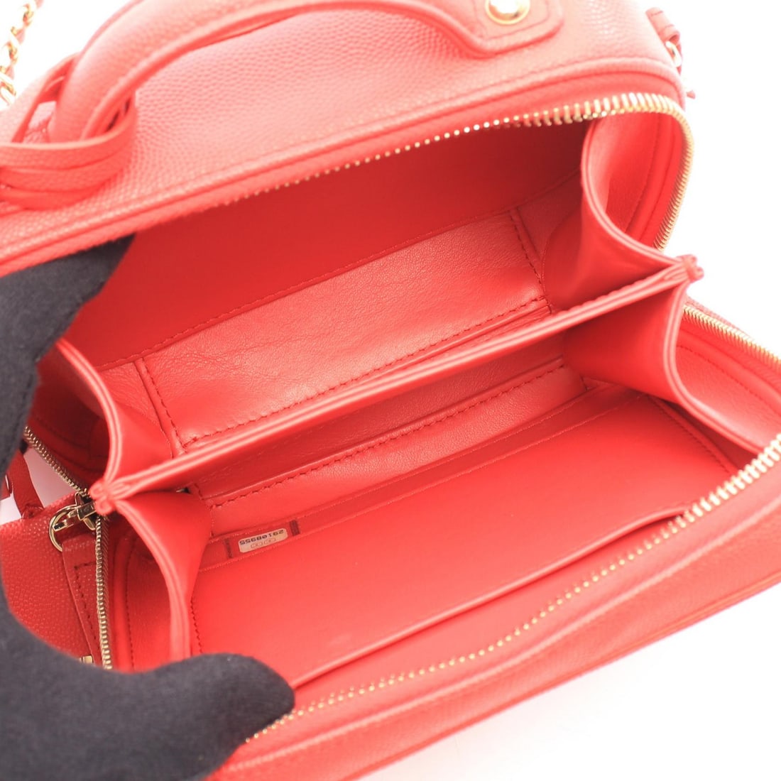 Chanel GHW Figley Vanity Red - 3