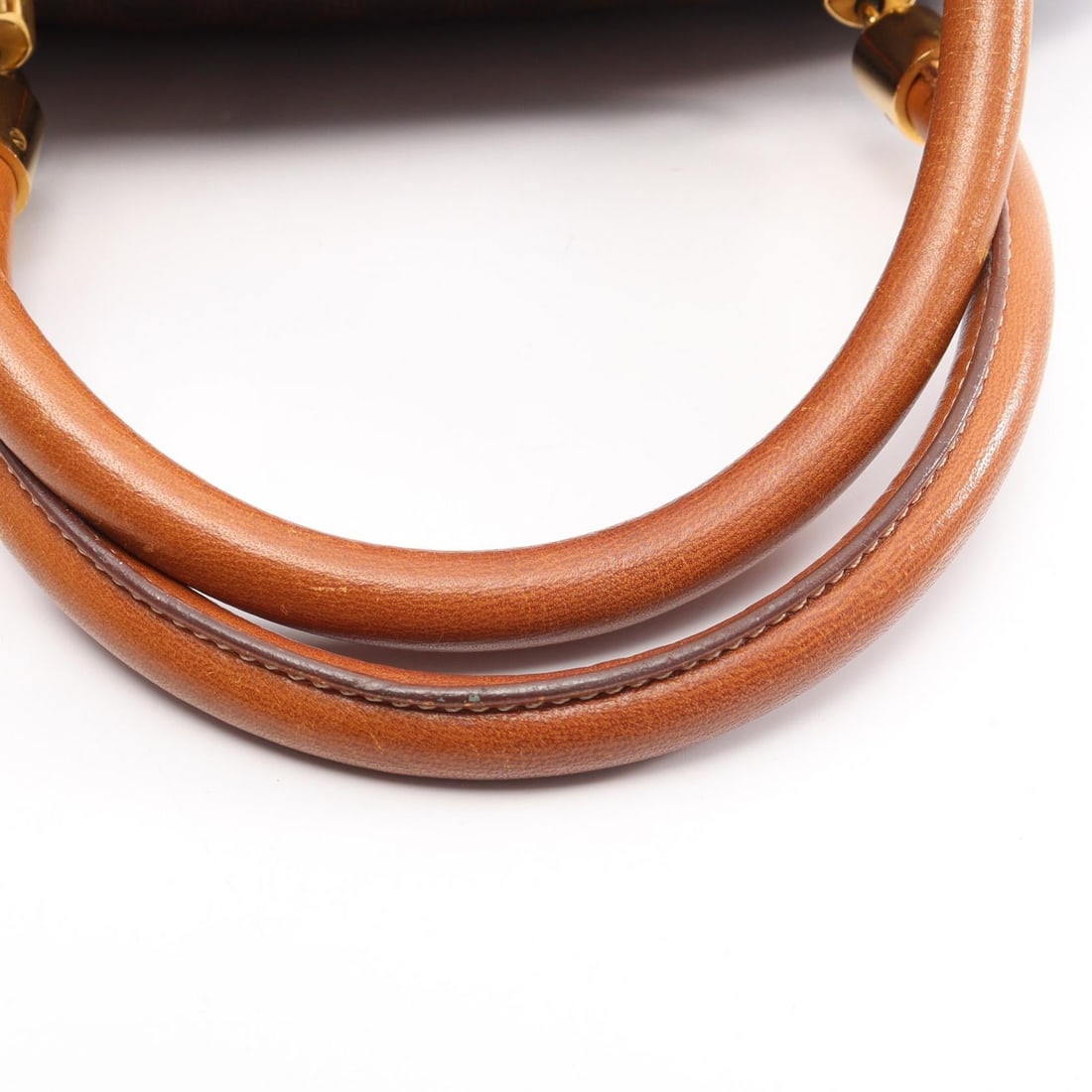 Celine Macadam Handbag Brown - 7