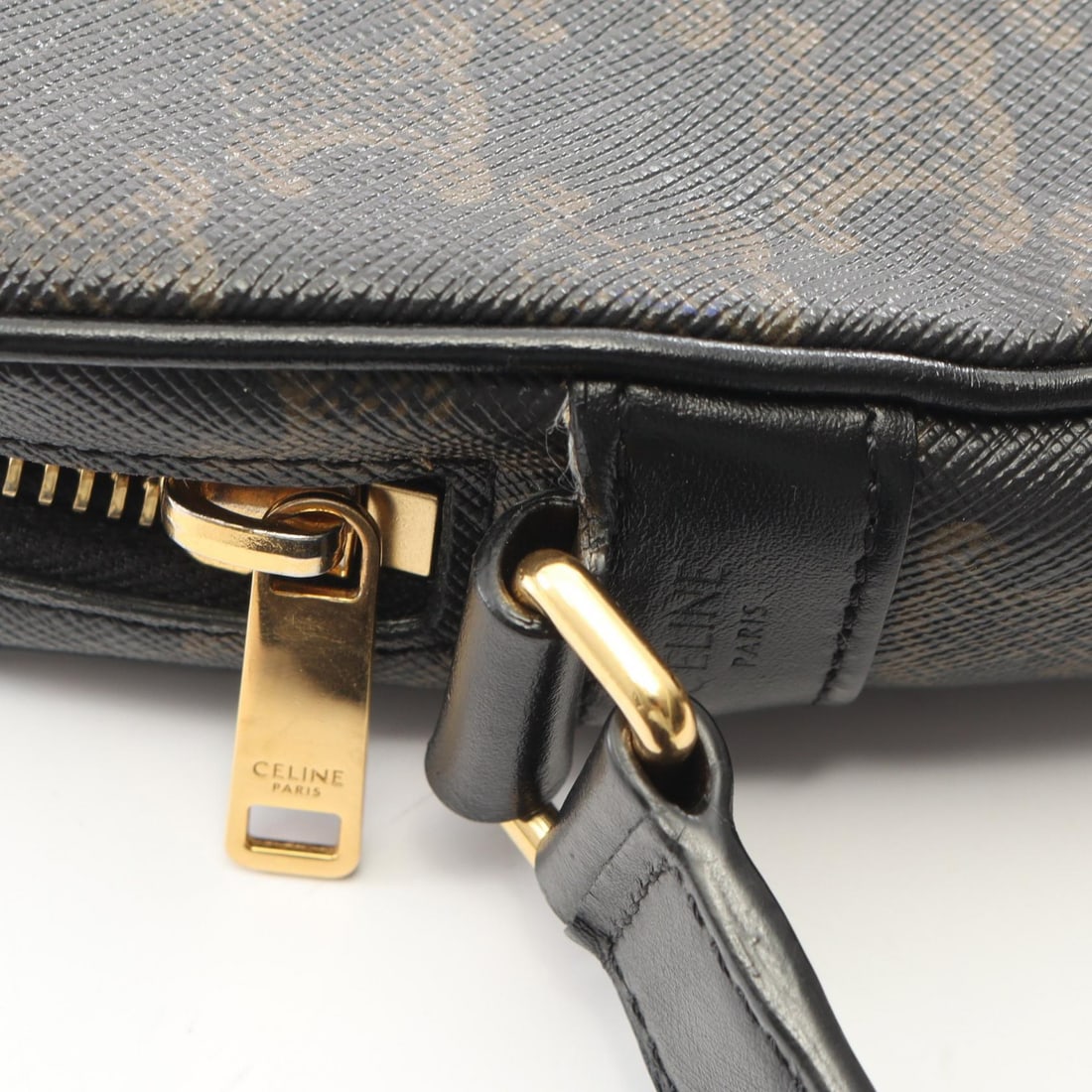 Celine Triomphe Messenger Black - 7