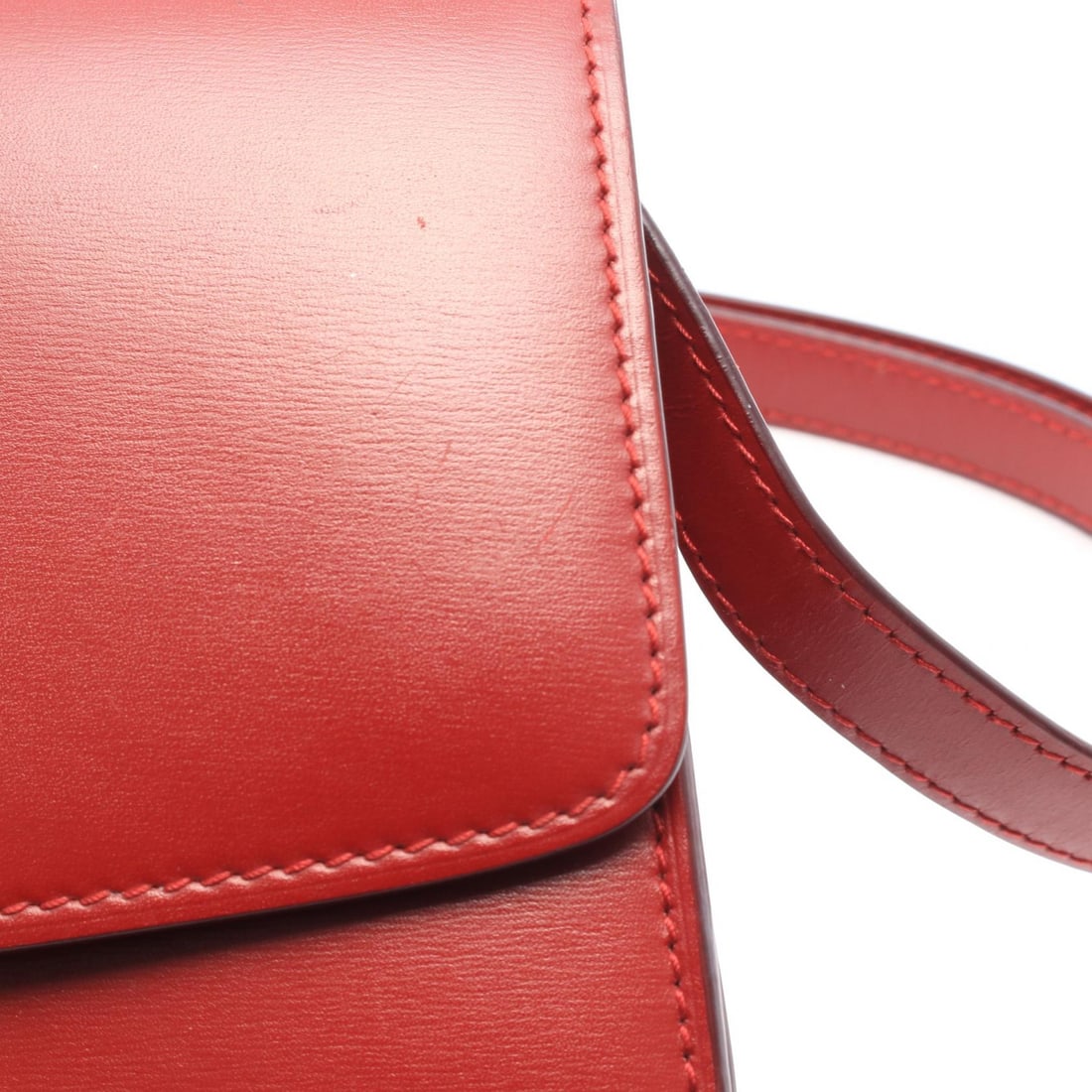 Celine Classic Small Shoulder Red - 7