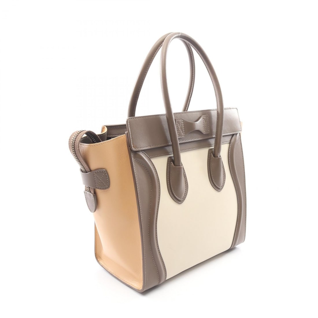 Celine Luggage Micro Beige Gray - 2