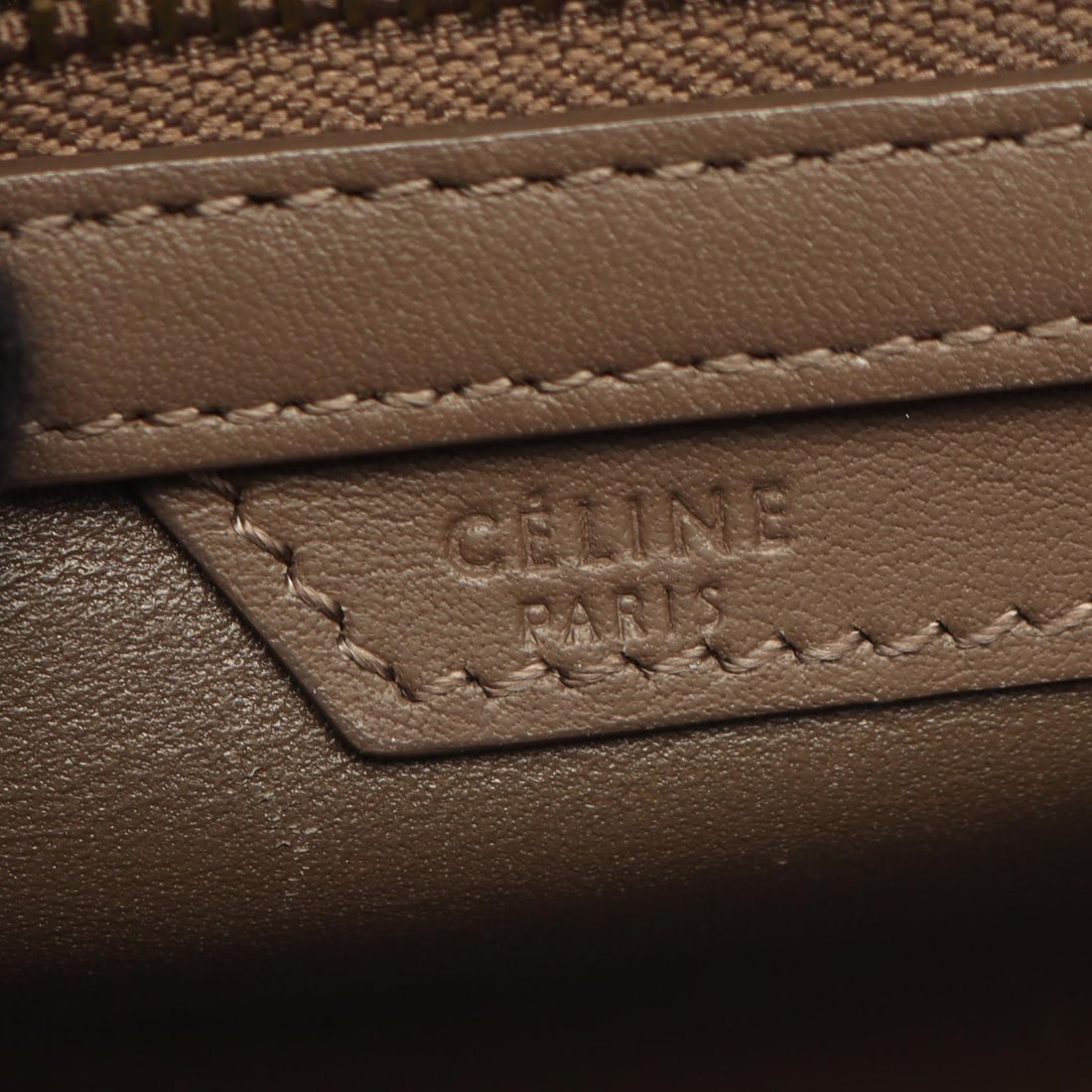 Celine Luggage Micro Beige Gray - 4