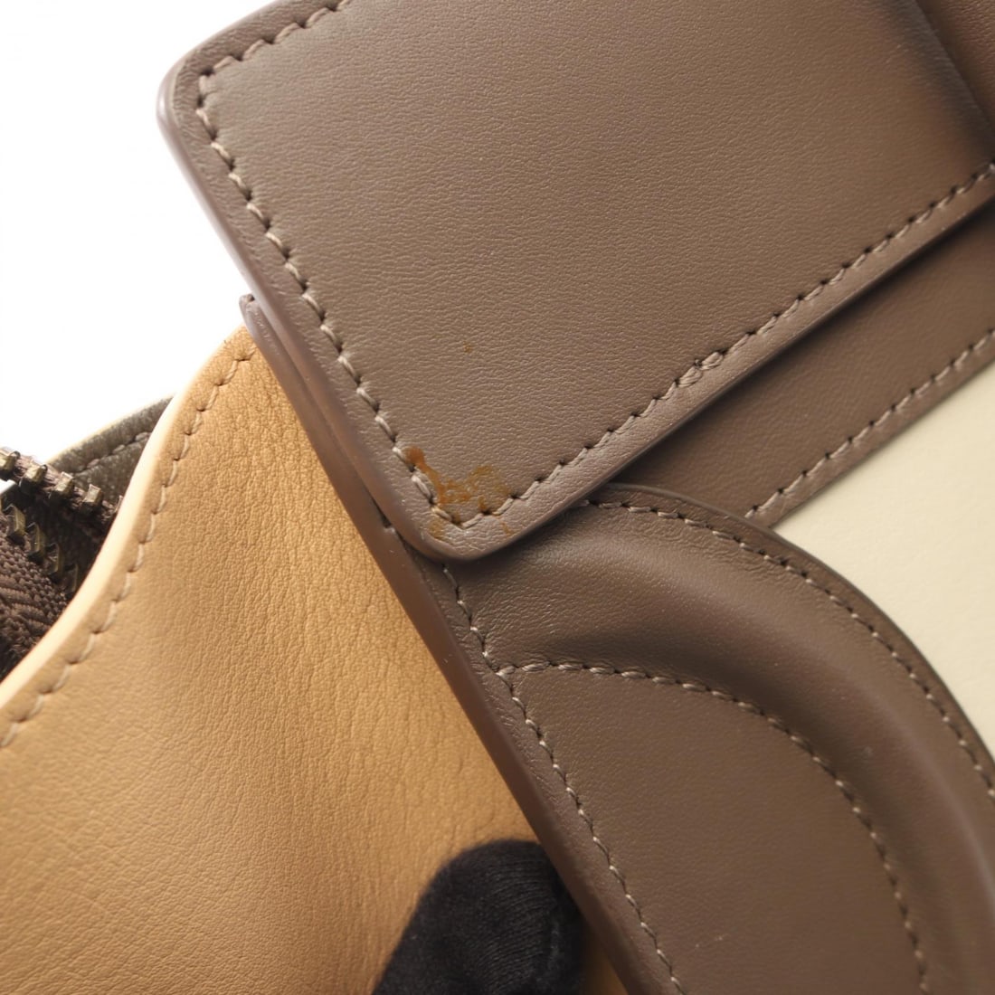 Celine Luggage Micro Beige Gray - 8