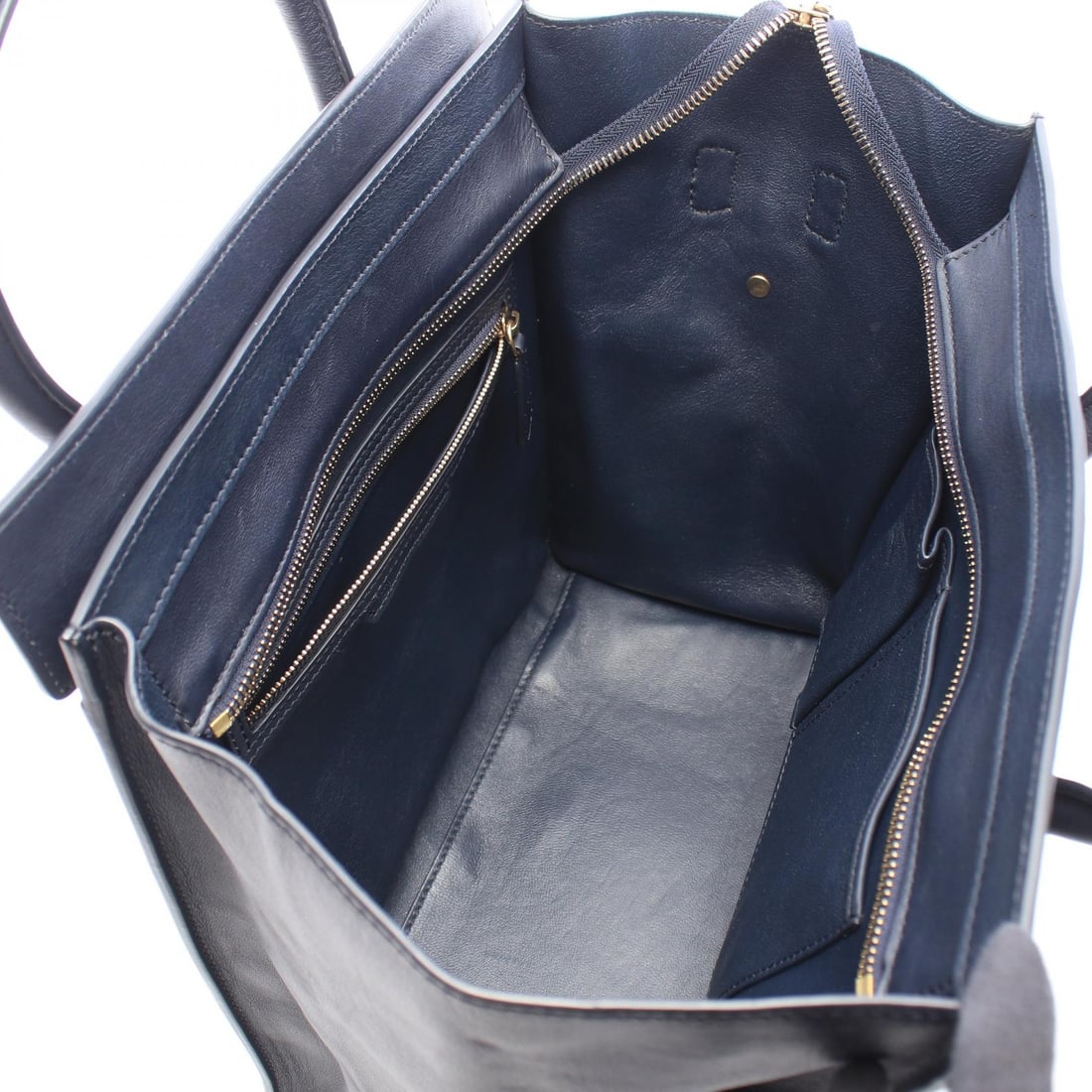 Celine Luggage Mini Navy - 3