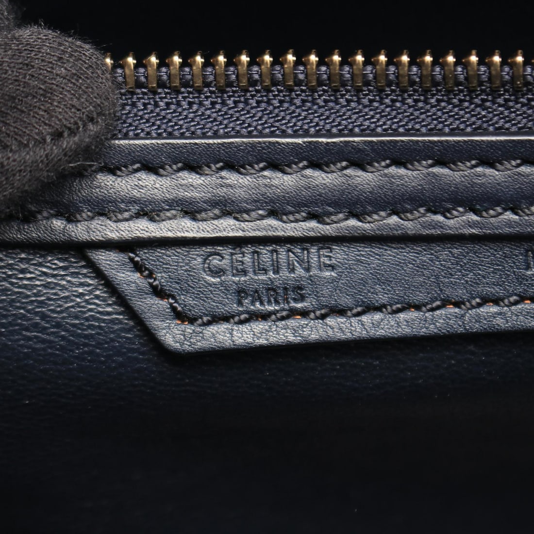 Celine Luggage Mini Navy - 4