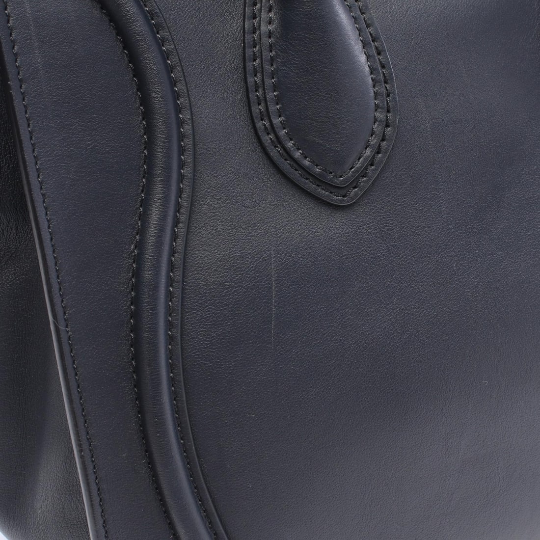 Celine Luggage Mini Navy - 5