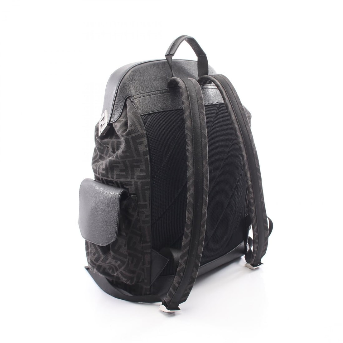 Fendi FF Jacquard Backpack Gray - 2