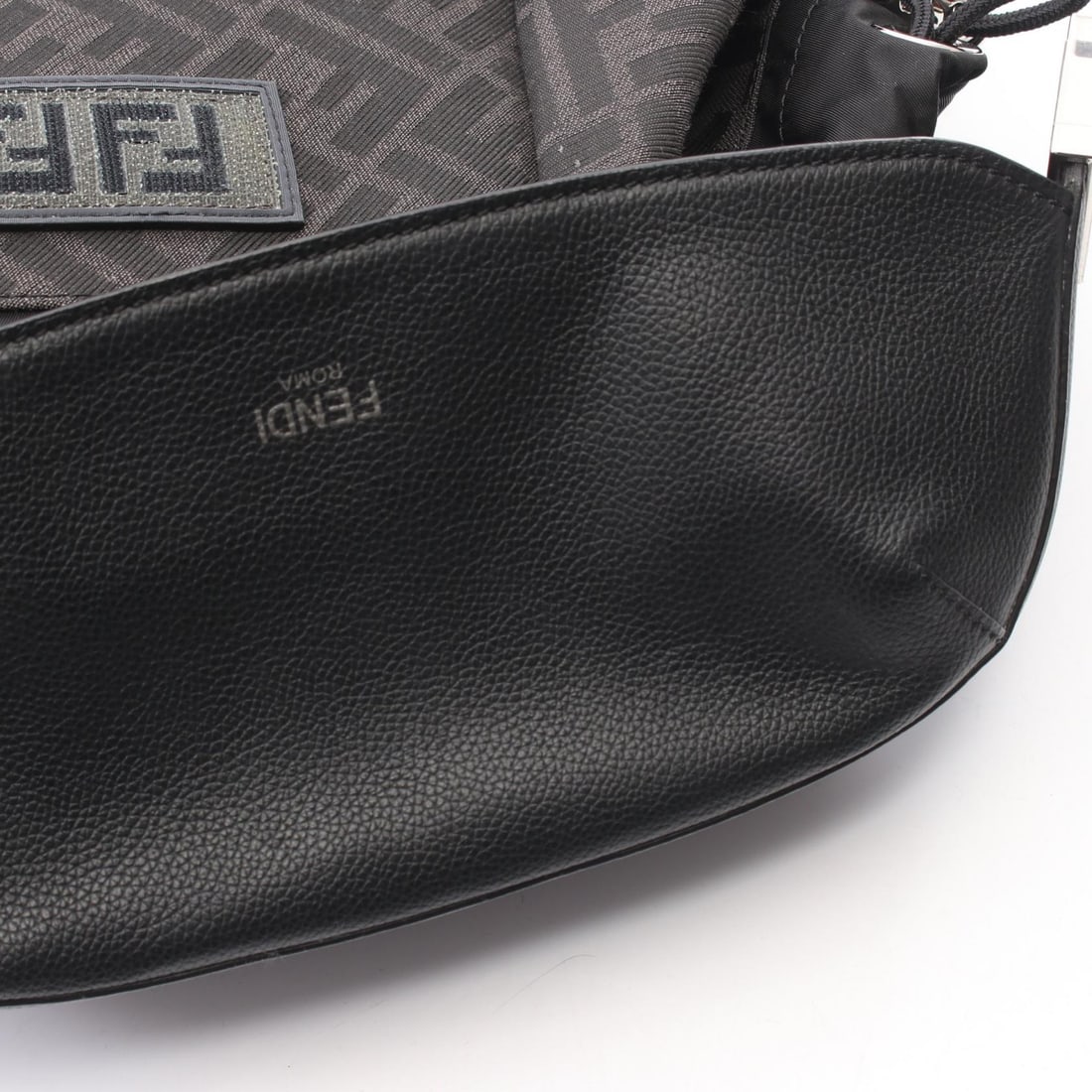 Fendi FF Jacquard Backpack Gray - 7