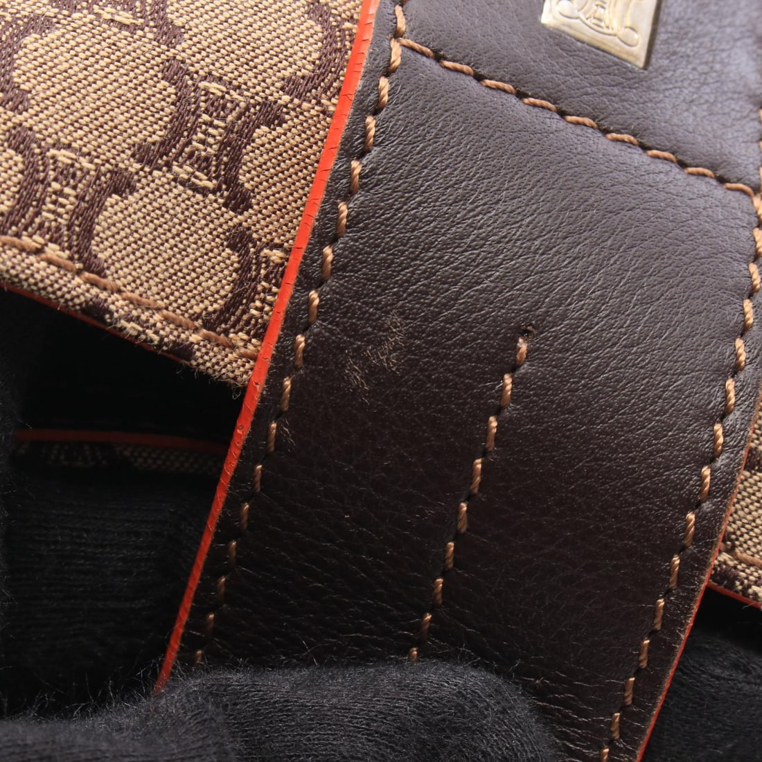 Celine Macadam Tote Beige Brown - 8