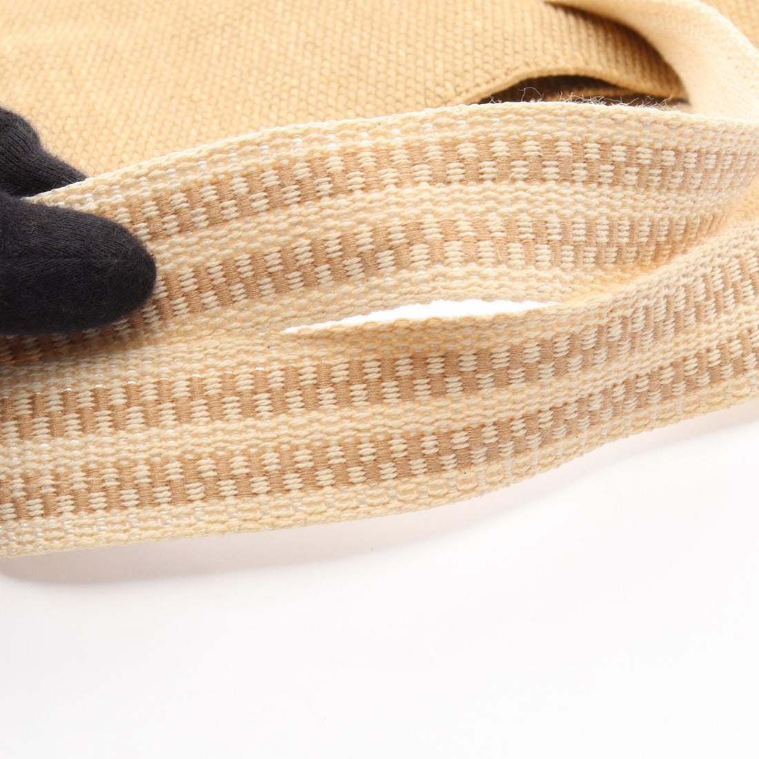 Chloé Beach Line Raffia Tote Beige - 4