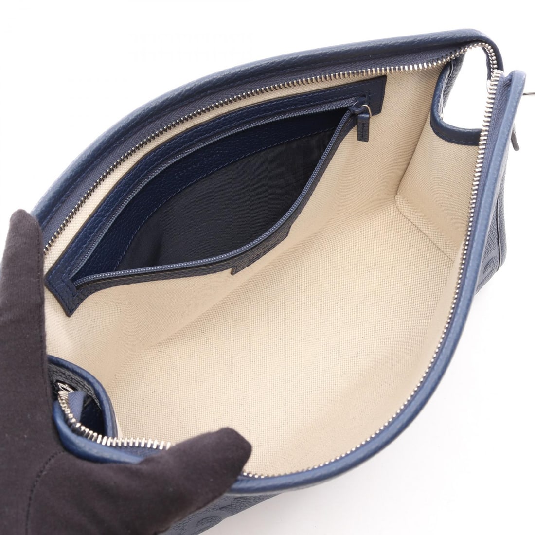 Gucci Jumbo GG Pouch Blue - 3