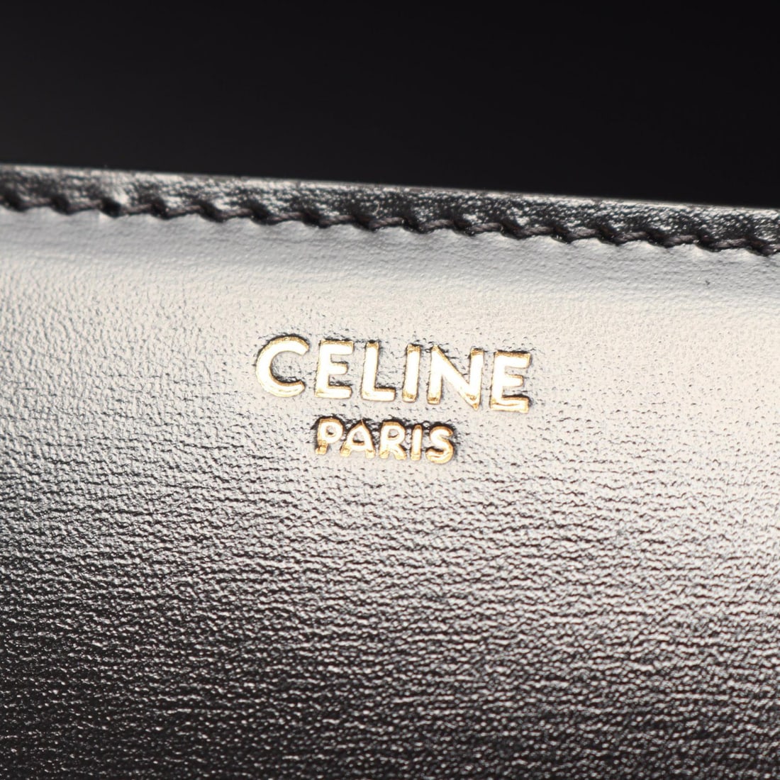 Celine Triomphe Medium Black - 4