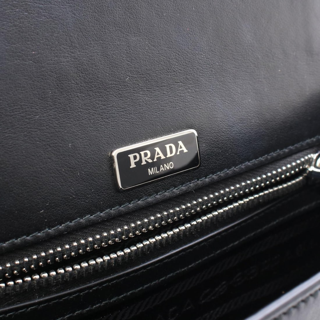Prada Soft Calf Handbag Black - 4