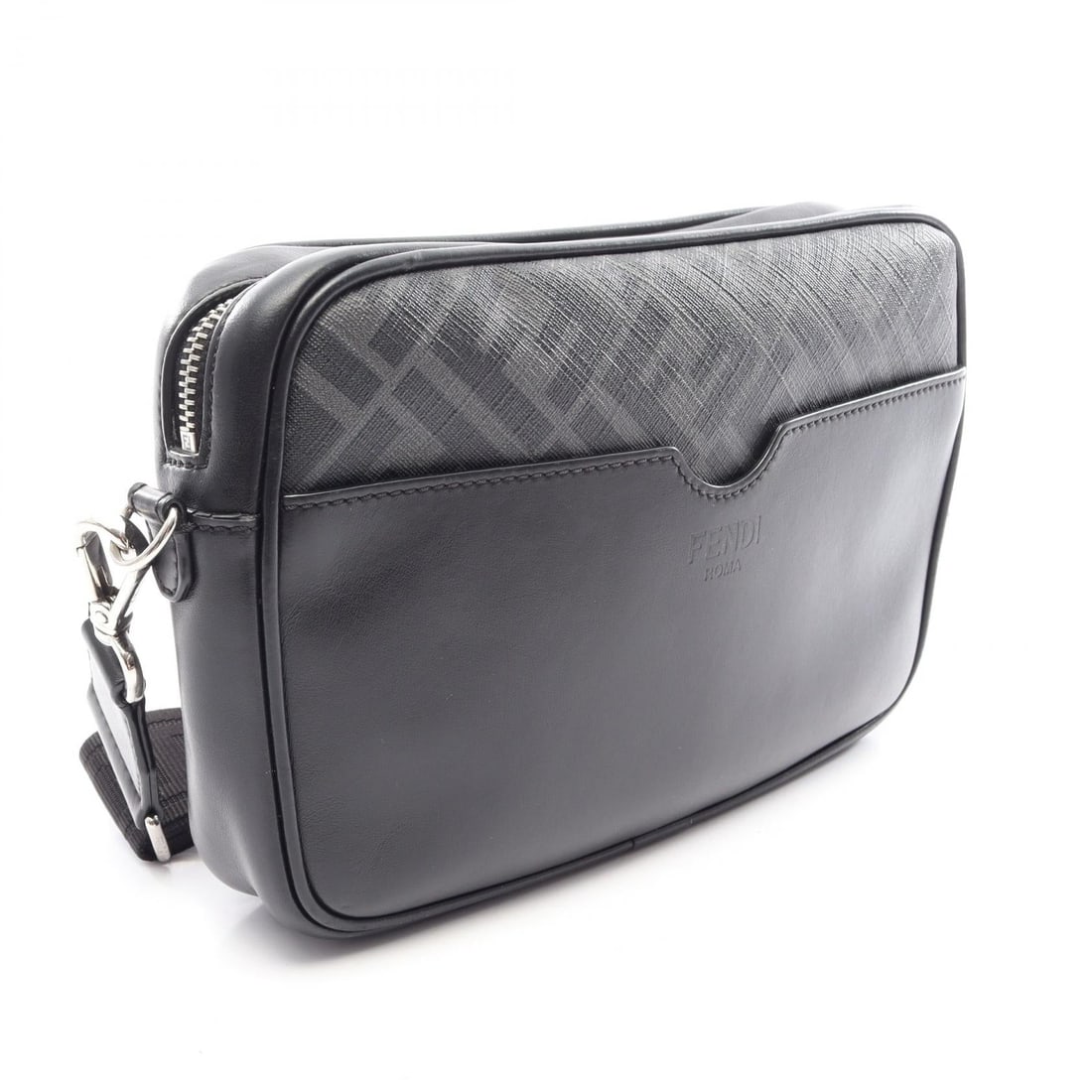 Fendi Camera Bag Black Gray - 2