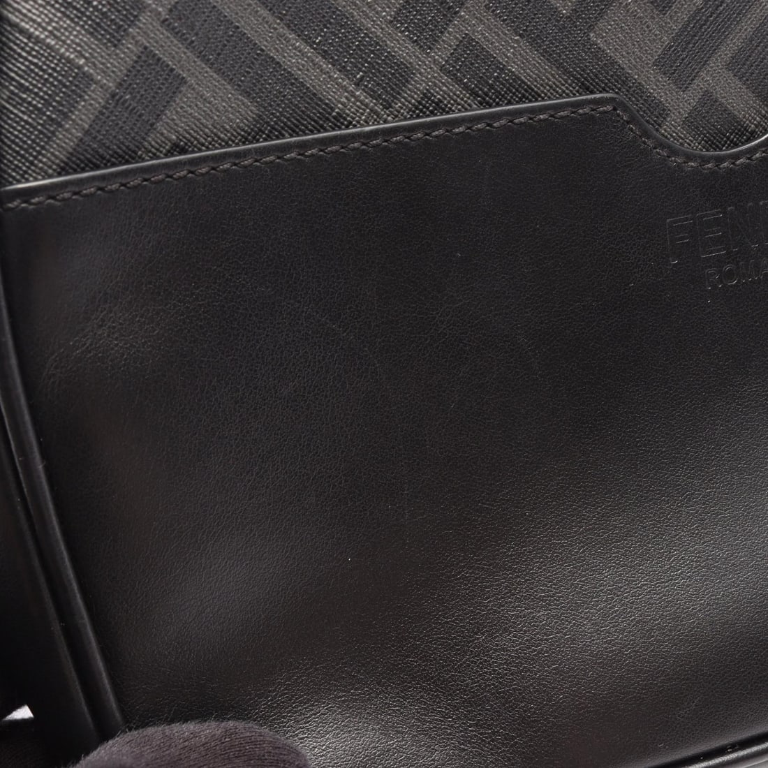 Fendi Camera Bag Black Gray - 7