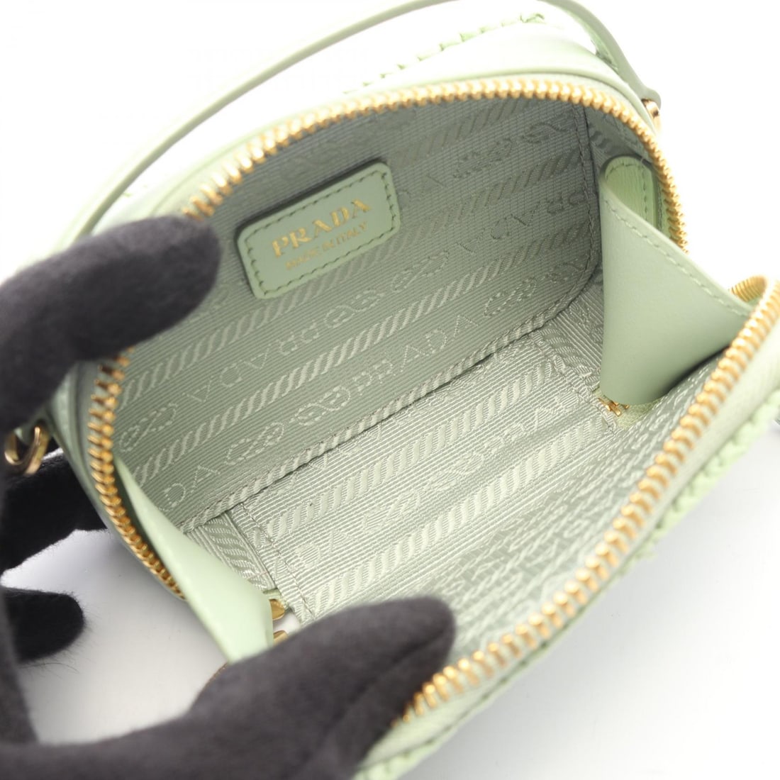 Prada Triangle Logo Mini Pouch - 3