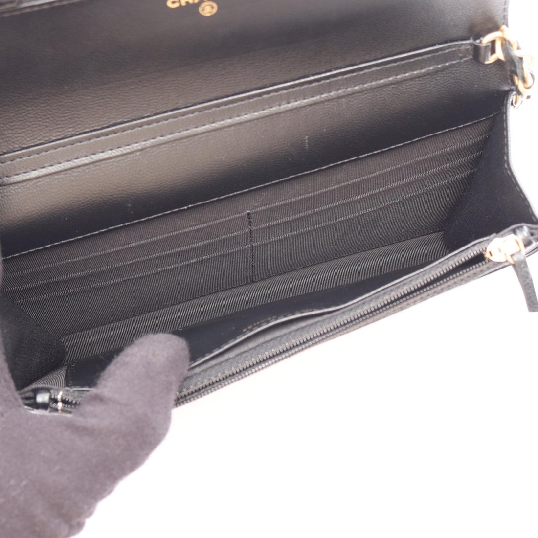 Chanel Chain Wallet Black - 3