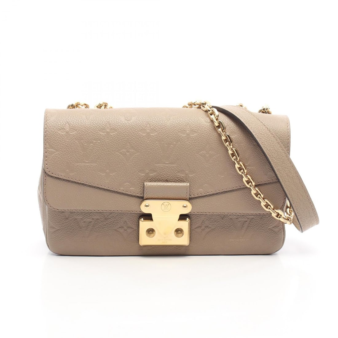 LV Marceau Tourterelle Beige: Beige Marceau shoulder bag in leather. No accessories. 25 x 15 x 5 cm.