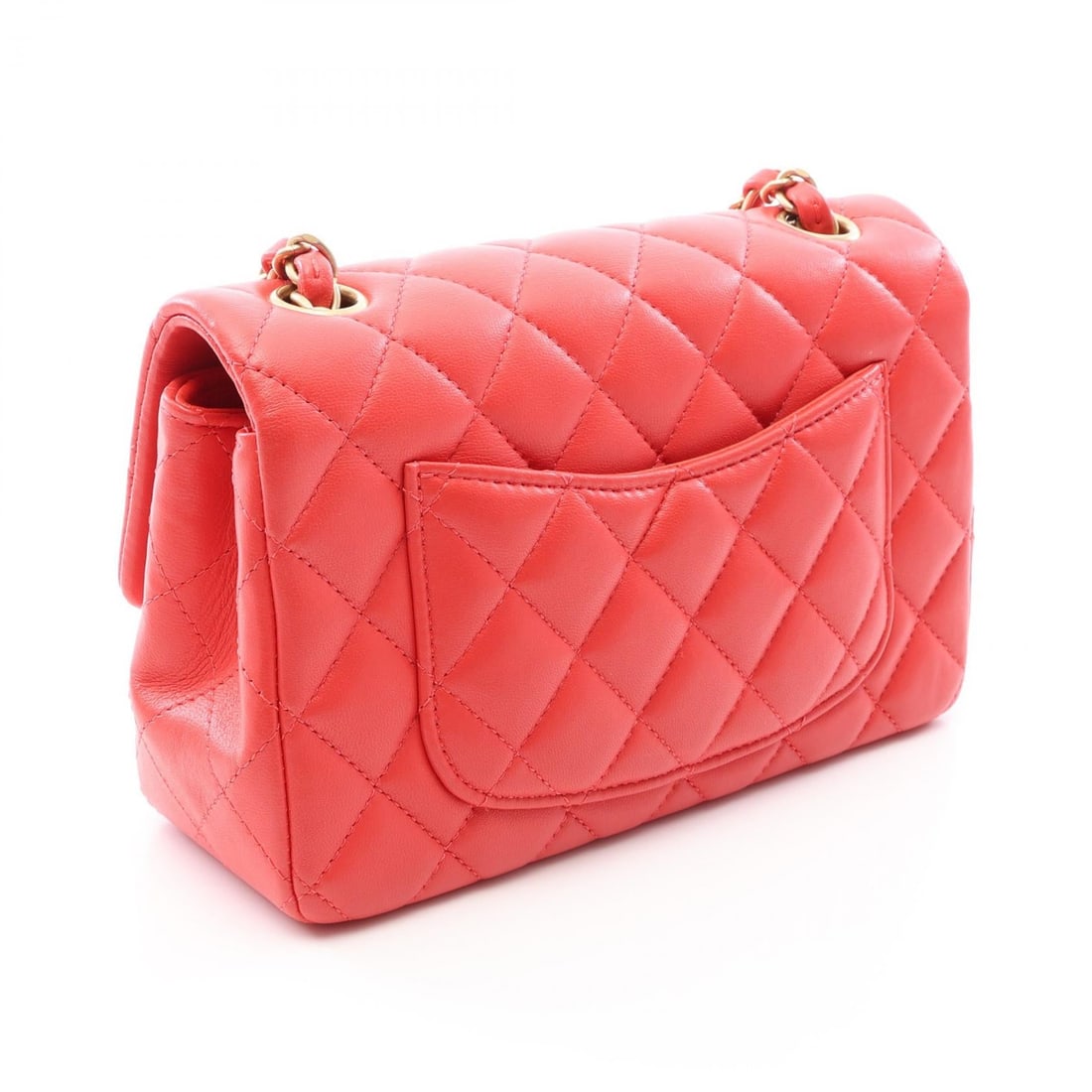 Chanel GHW Mini Matelasse Red - 2