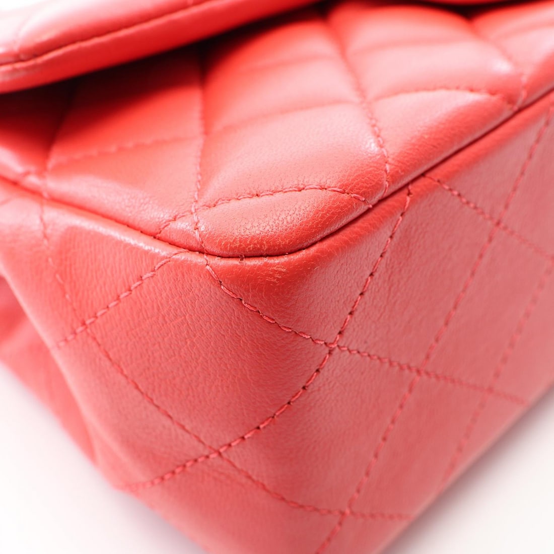 Chanel GHW Mini Matelasse Red - 7