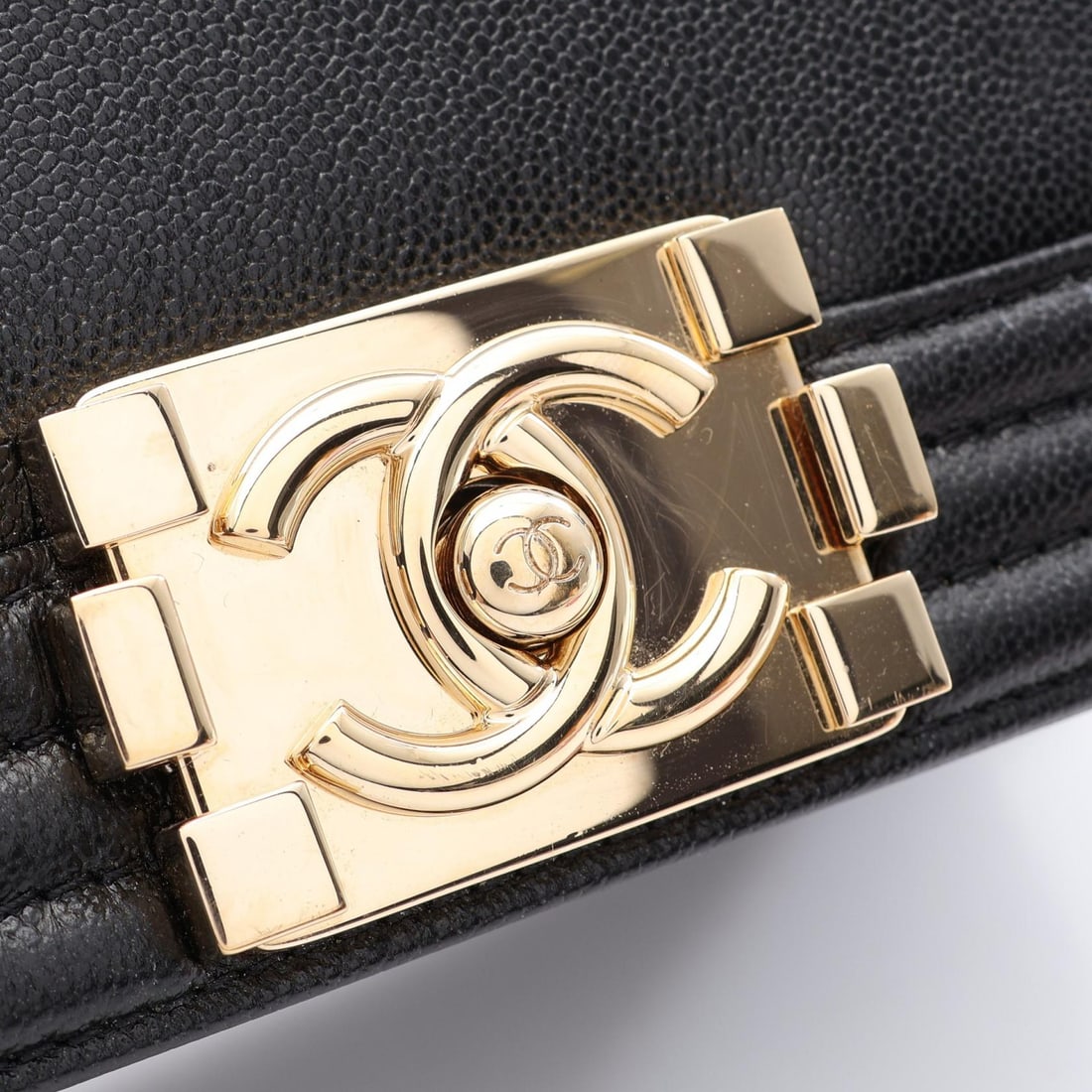 Chanel GHW Boy Chain Black - 11