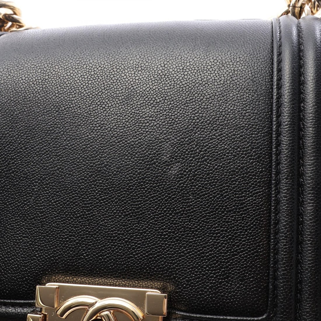 Chanel GHW Boy Chain Black - 8