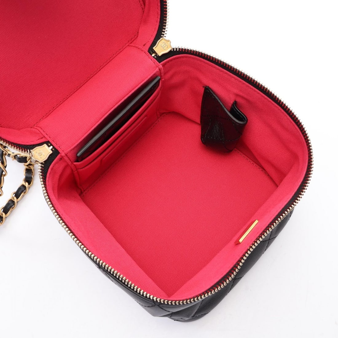 Chanel GHW Vanity Bag Black - 3
