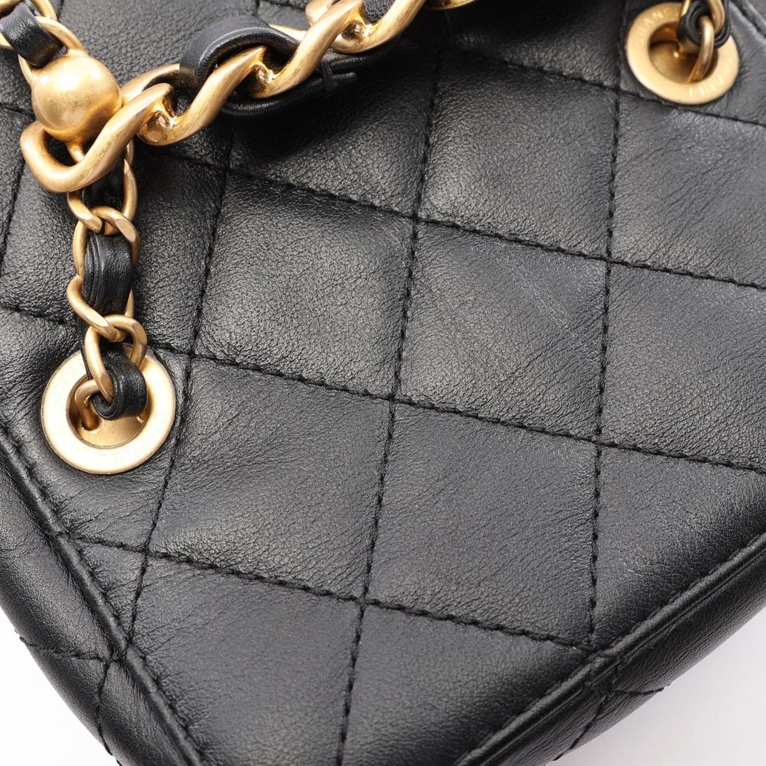 Chanel GHW Vanity Bag Black - 7