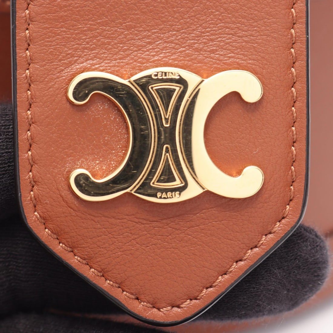 Celine Tambour Medium Brown - 5